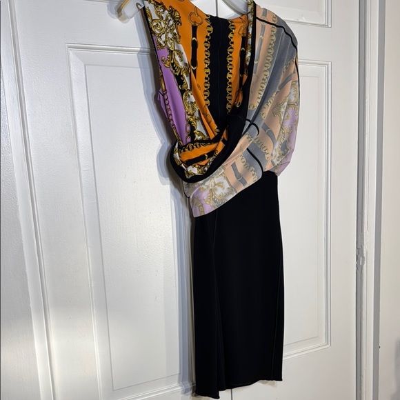 NWOT Eva Varro Vibrant Designer Sheath Dress. Stretchy and Flattering Size S - Picture 4 of 5